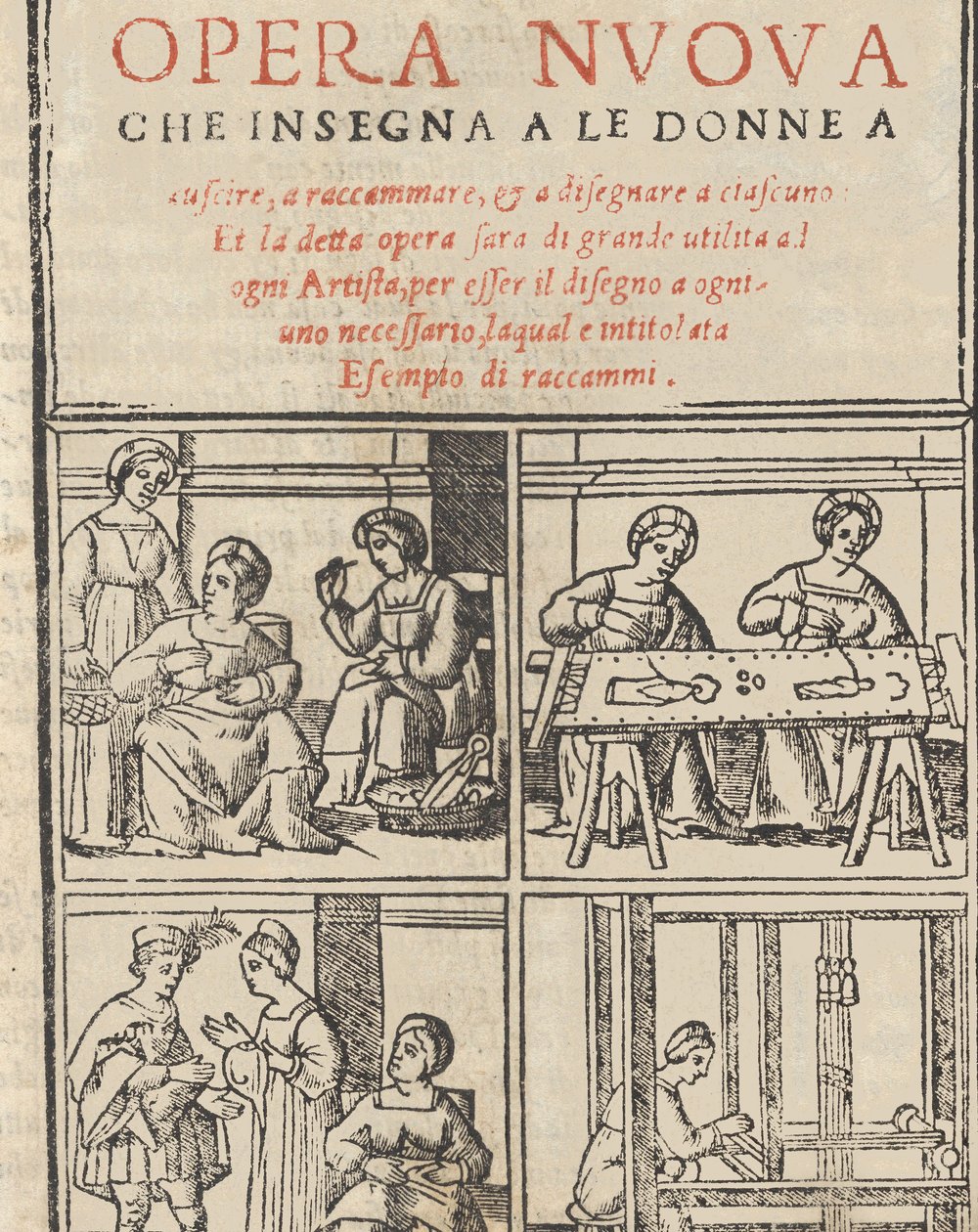 Essempio di recammi, 1530 by Giovanni Antonio Tagliente