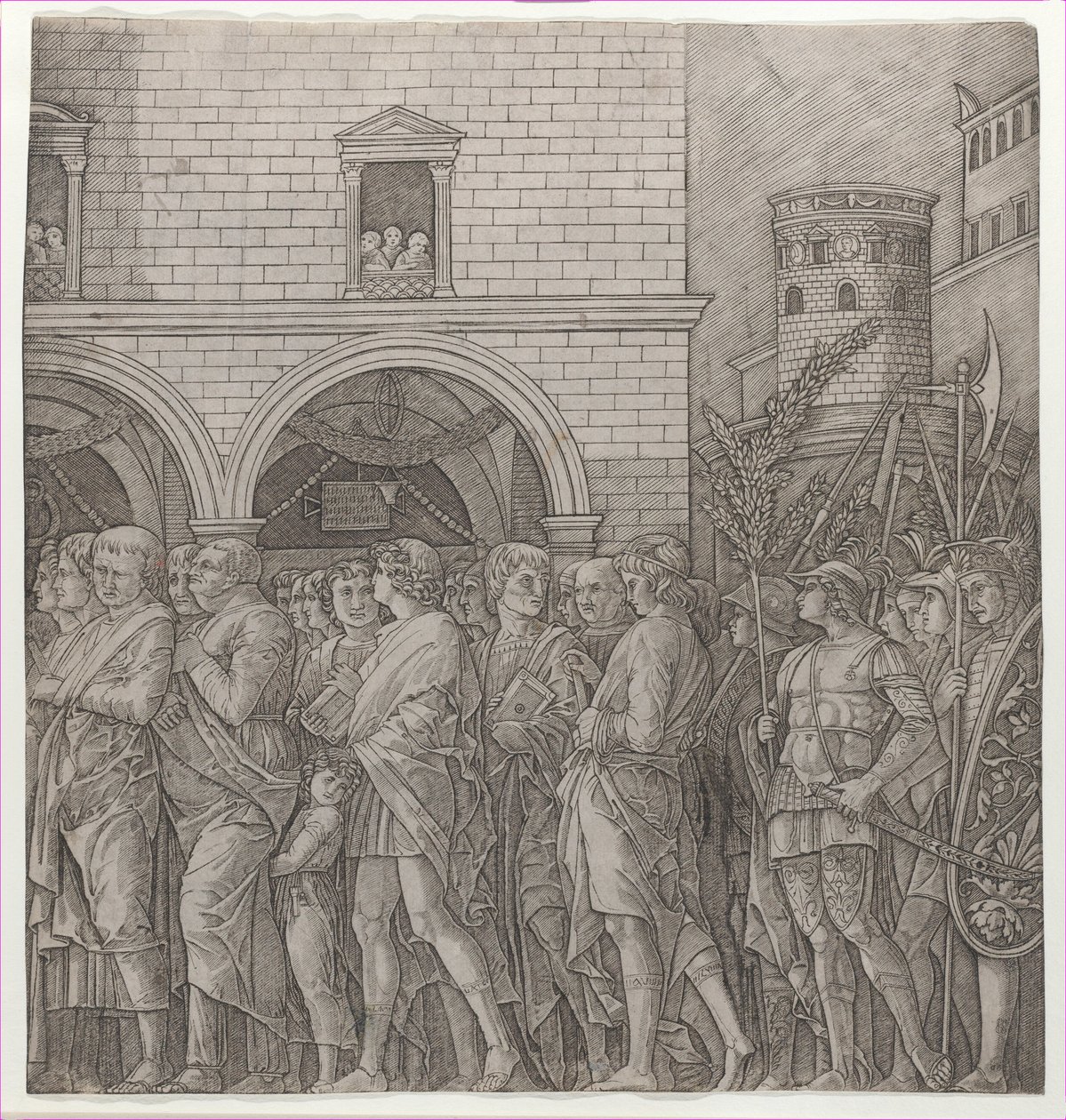 The Triumph of Caesar: the senators by Giovanni Antonio da Brescia