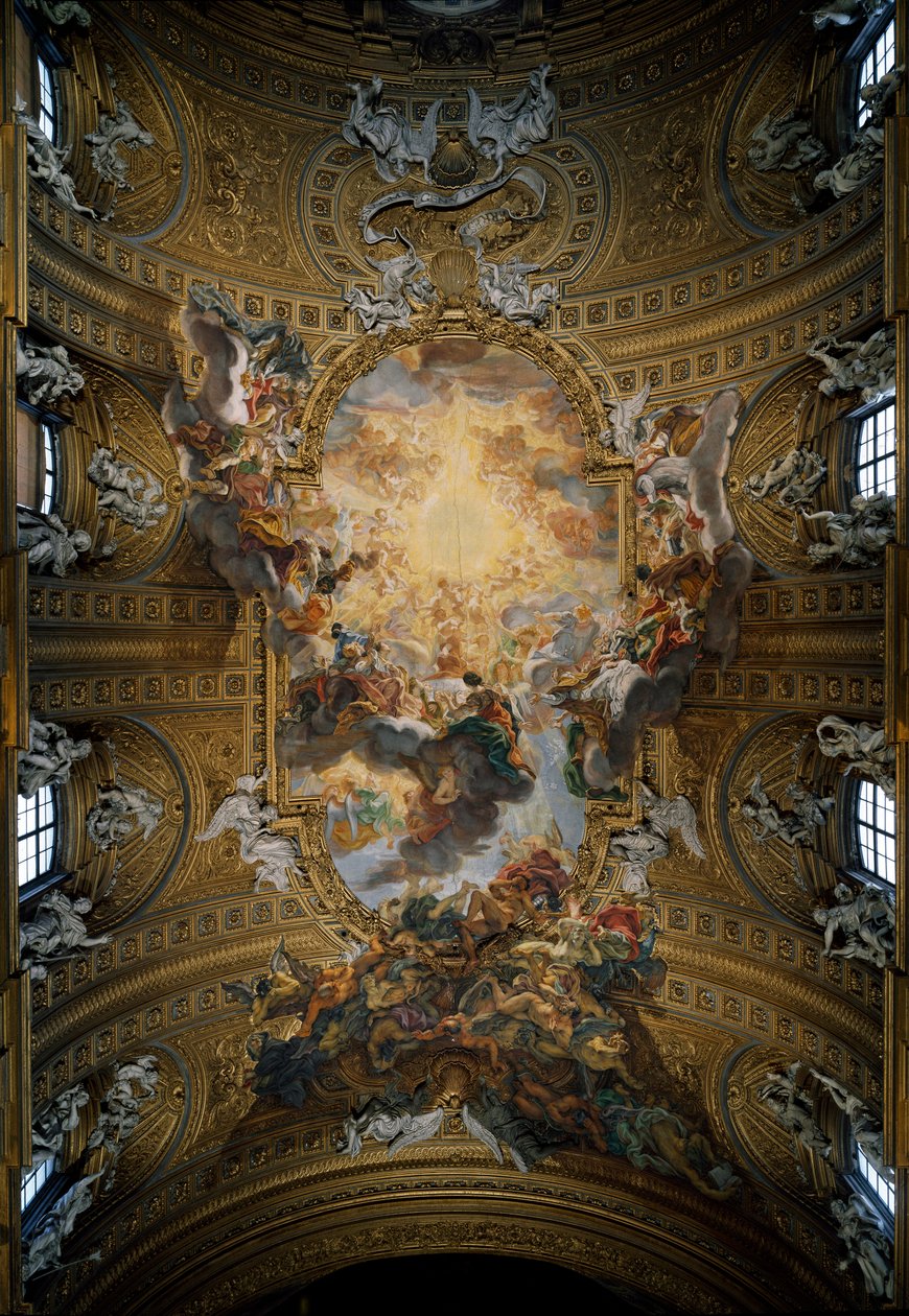 The Triumph of the Holy Name of Jesus by Giovanni Battista  Gaulli