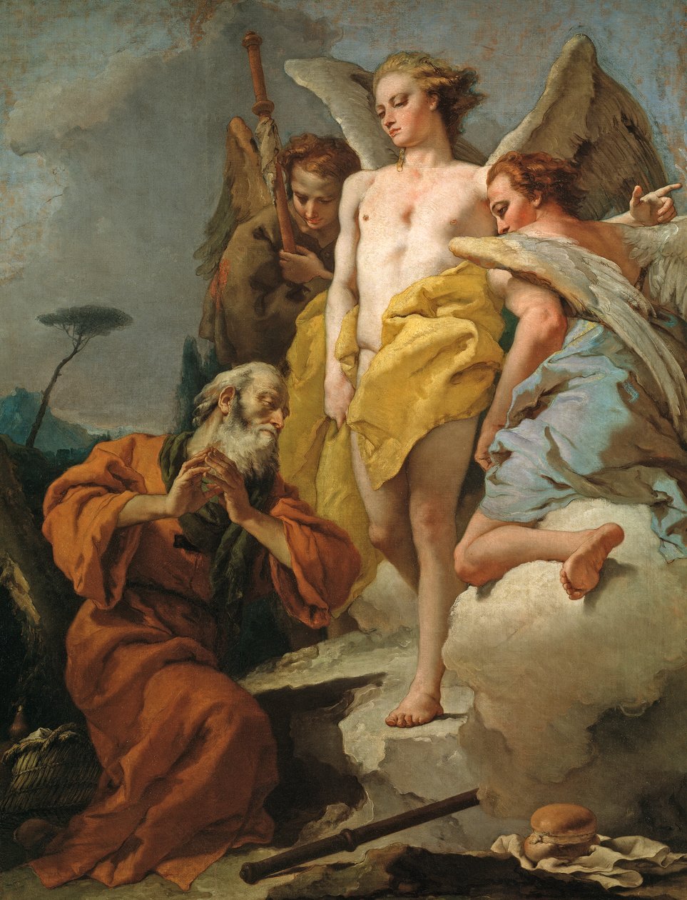 Abraham and the Three Angels by Giovanni Battista Tiepolo