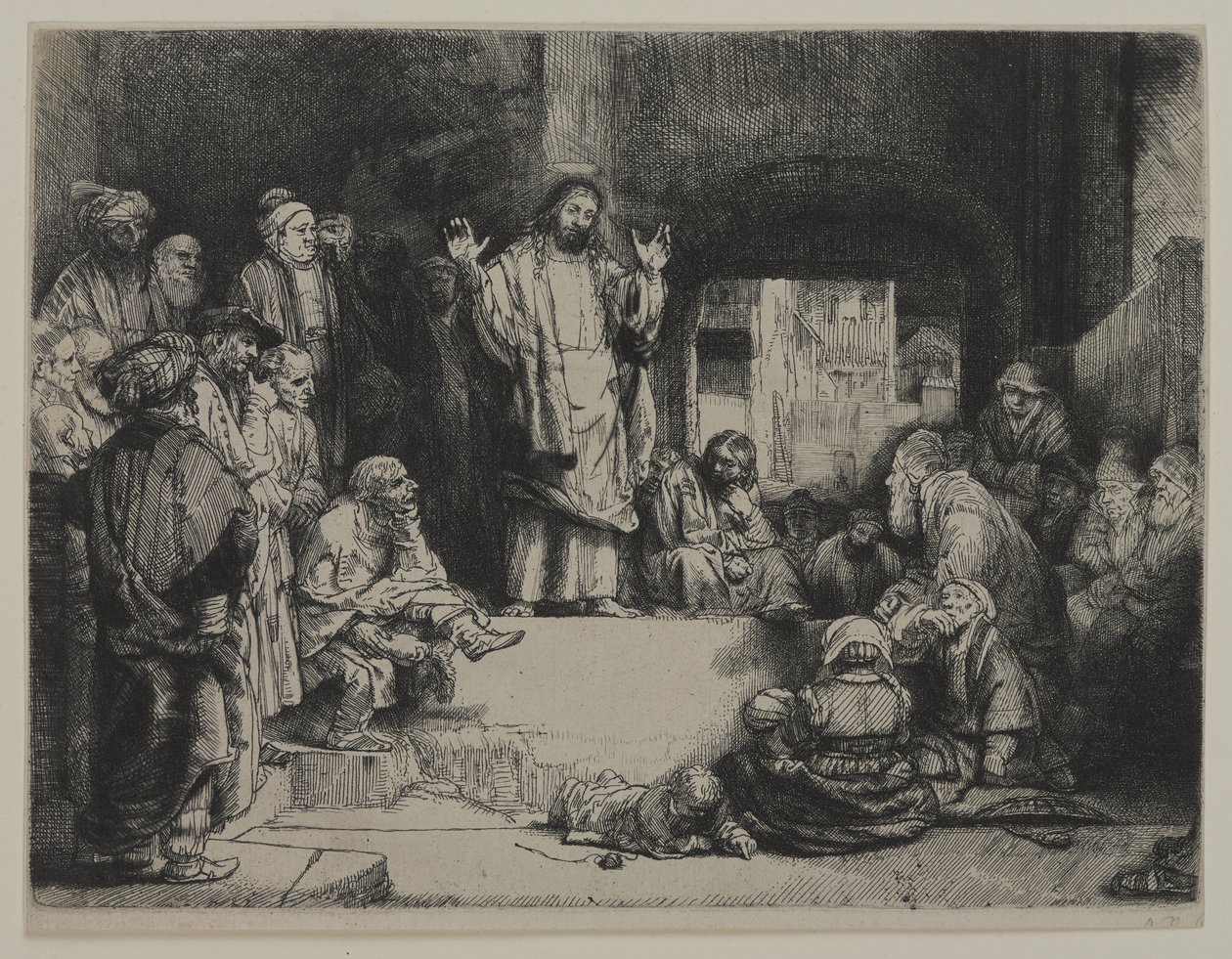 Christ Preaching (La Petite tombe) by Giovanni Battista Tiepolo