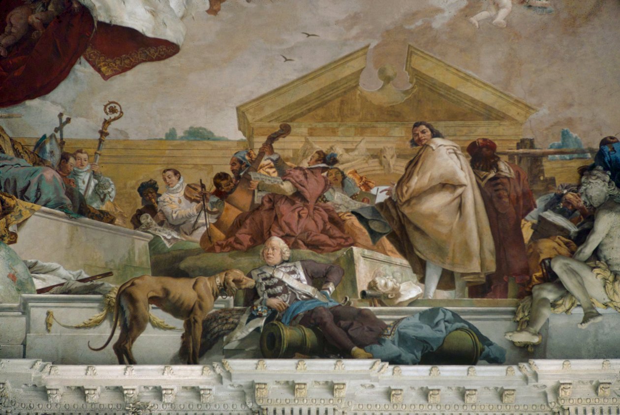 Europe (detail) by Giovanni Battista (1696 1770) Tiepolo