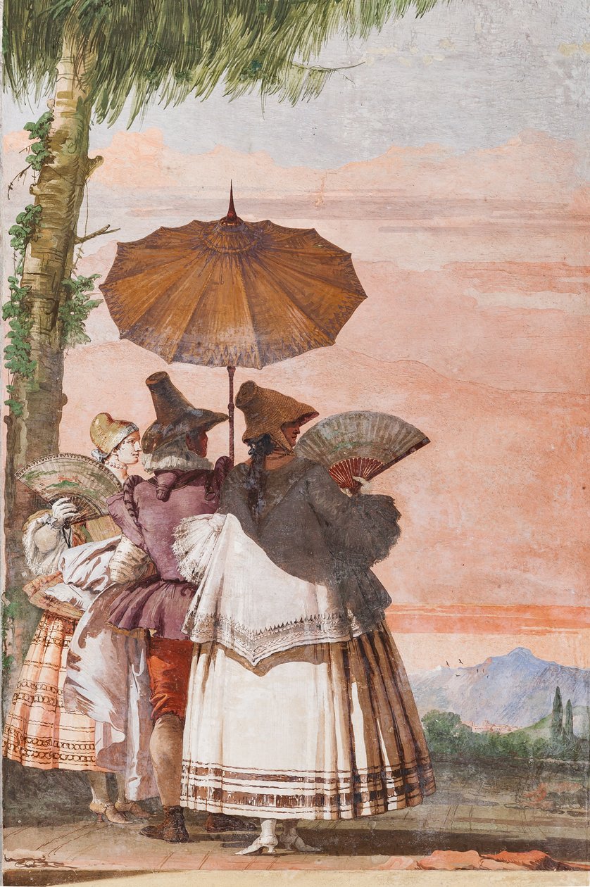 A Summer Walk by Giovanni Battista Tiepolo