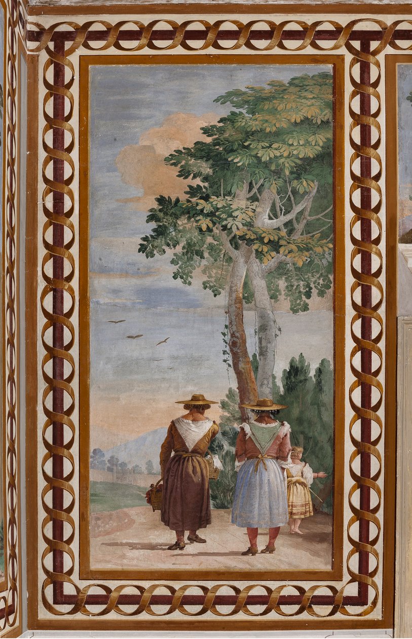 Room of the Rural Scenes: "Landscape with Peasants" by Giovanni Battista Tiepolo