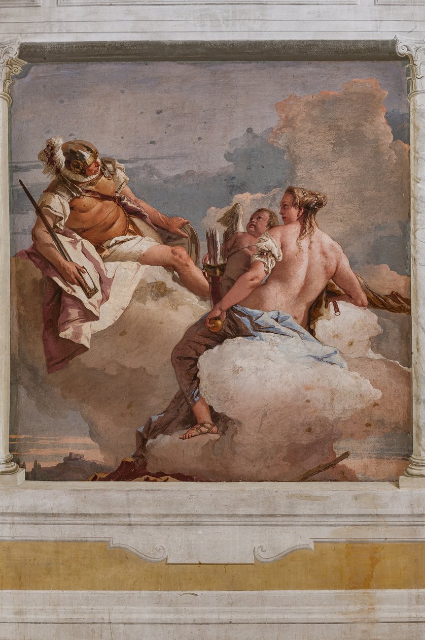 Mars, Venus and Eros by Giovanni Battista Tiepolo