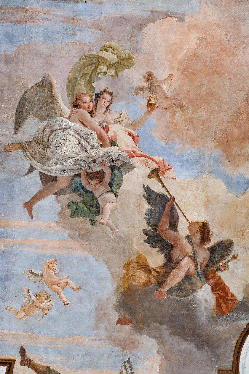 The Light of Intelligence overcomes the Darkness of Ignorance (detail) by Giovanni Battista Tiepolo
