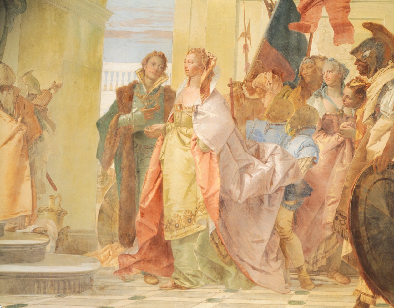 The Magnanimity of Scipio (detail) by Giovanni Battista Tiepolo