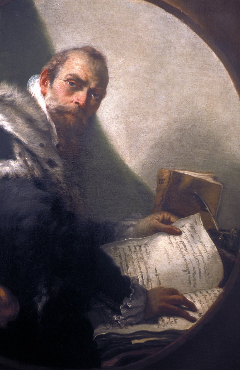 Tiepolo Work of Art, Accademia de Concordi, Rovigo, Veneto, Italy by Giovanni Battista (1696-1770) Tiepolo