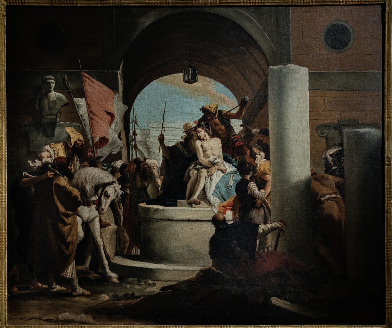 Copy of The Crowning of Thorns, mid 18th century by Giovanni Battista (1696 1770) (workshop of) Tiepolo