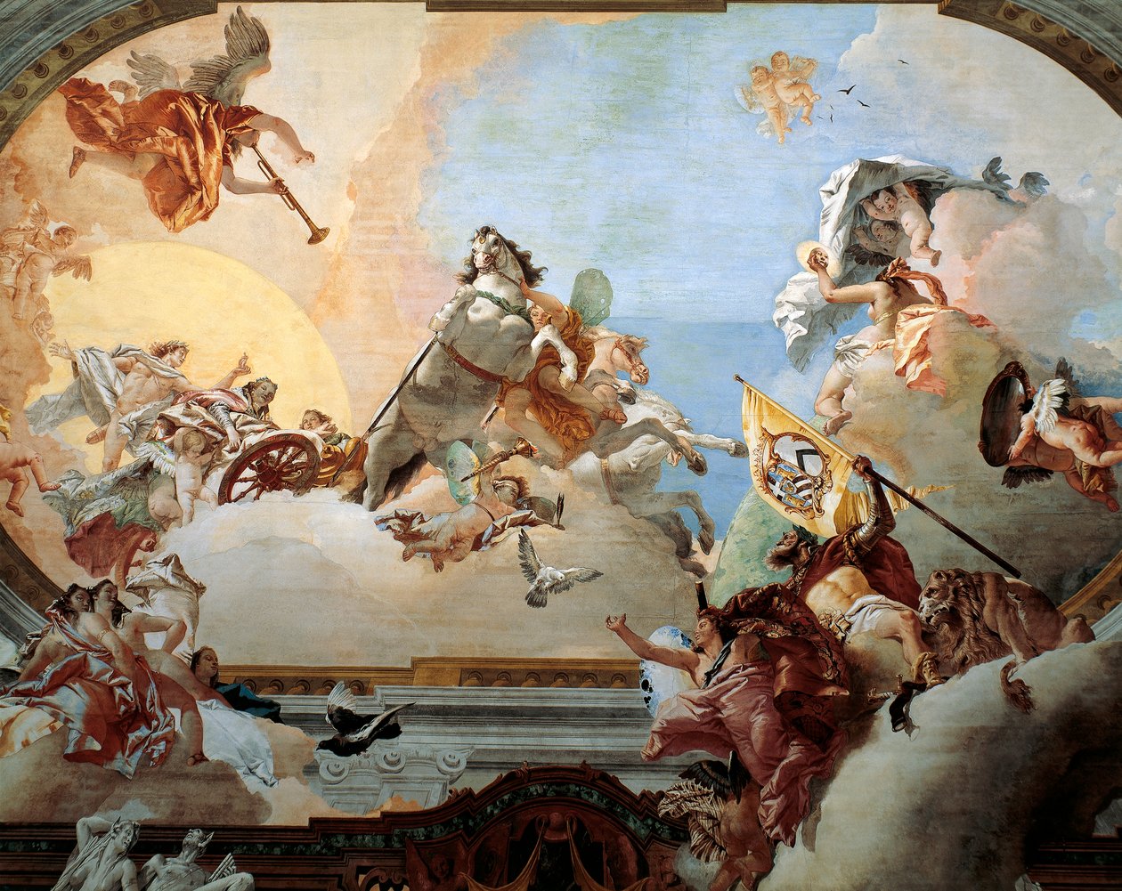 Allegory for the Marriage of Lodovico Rezzonico and Faustina Savorgnan by Giovanni Battista Tiepolo