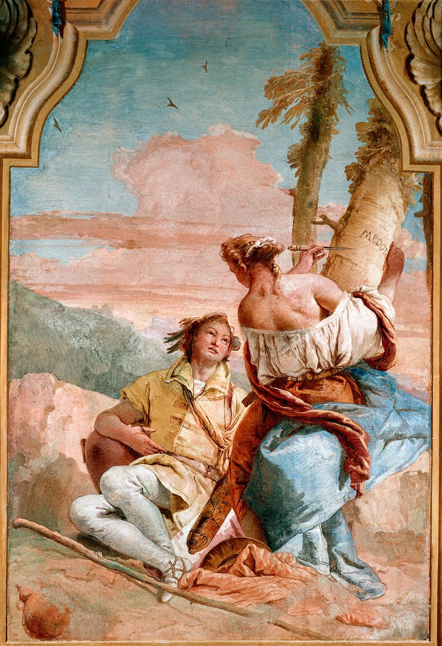 Angelique and Medor - Illustration for 