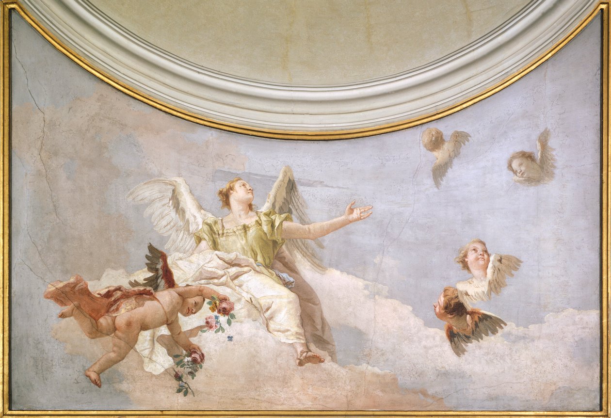 Assumption, fresco (detail), Oratory of Purity, Udine by Giovanni Battista Tiepolo