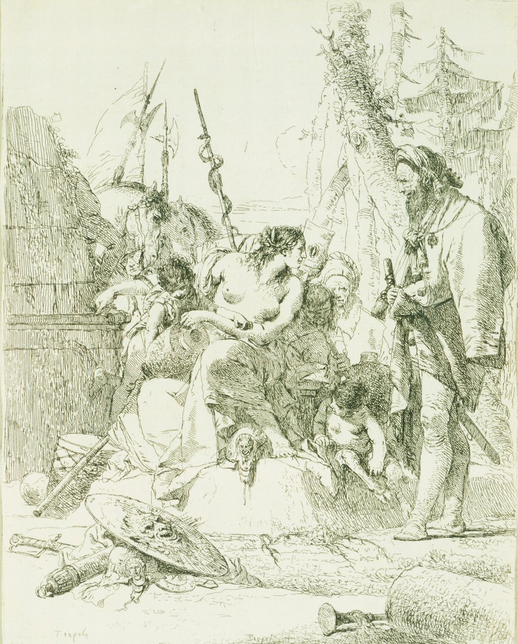 Capriccio by Giovanni Battista Tiepolo