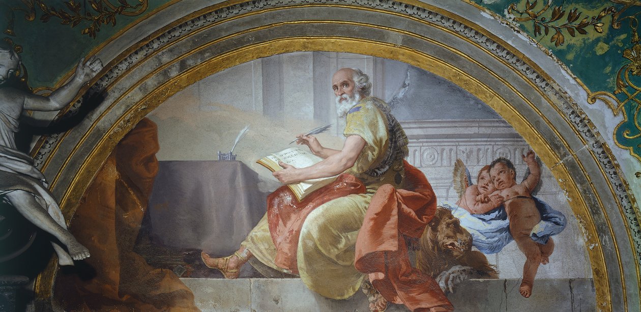 St Mark Evangelist, Colleoni Chapel, Bergamo, Italy by Giovanni Battista Tiepolo