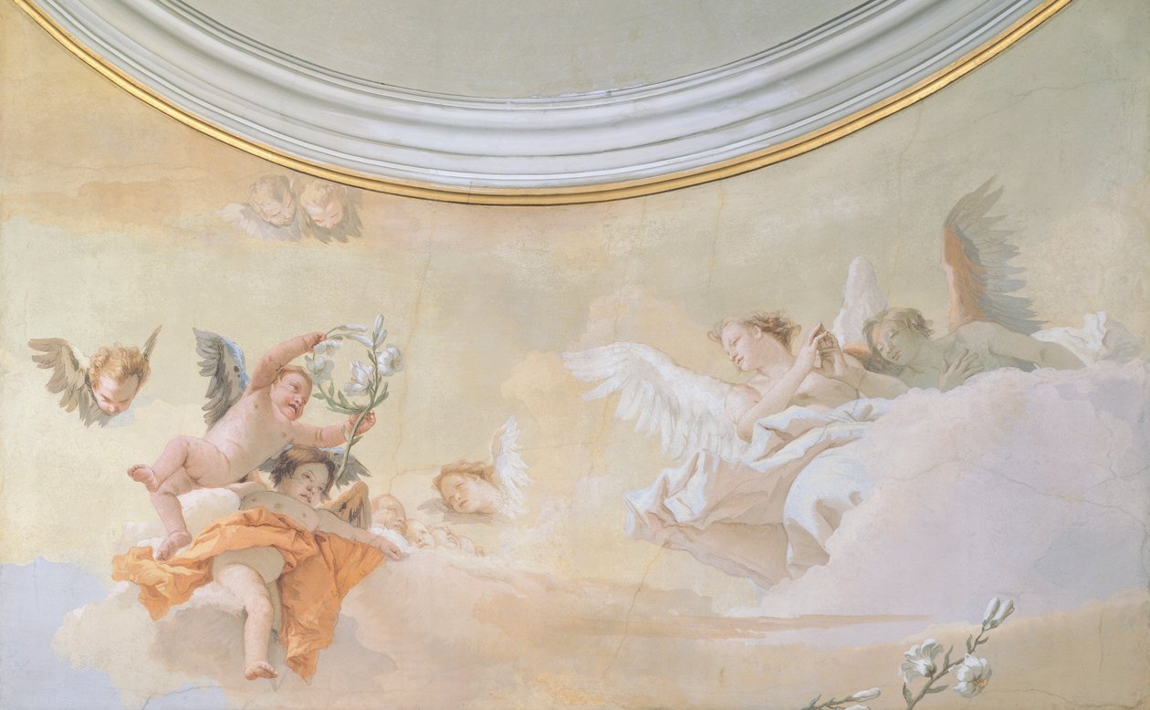 The Assumption (detail) by Giovanni Battista Tiepolo