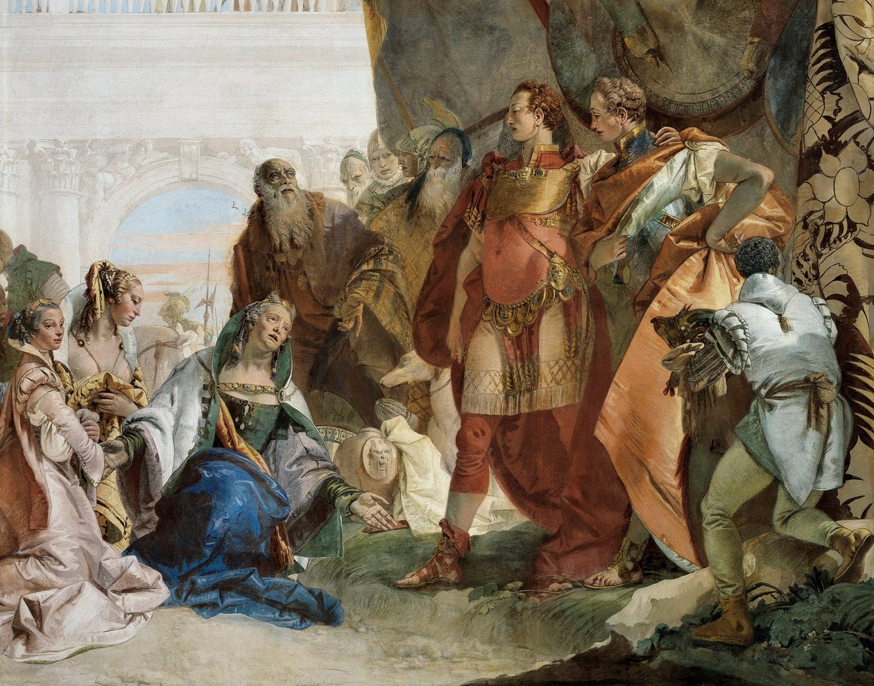 The Family of Darius III Codoman (detail) by Giovanni Battista Tiepolo