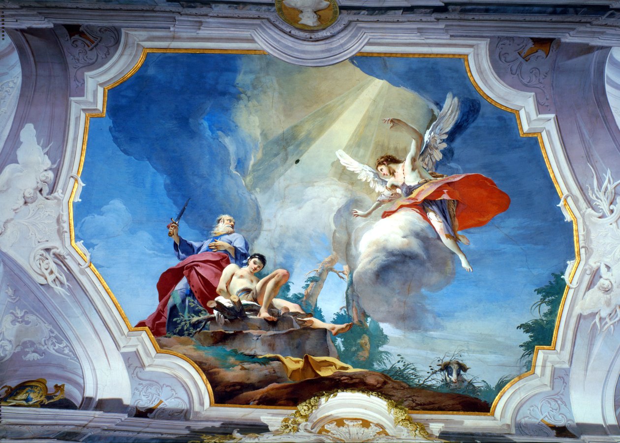 The Sacrifice of Abraham by Giovanni Battista (1696 1770) Tiepolo