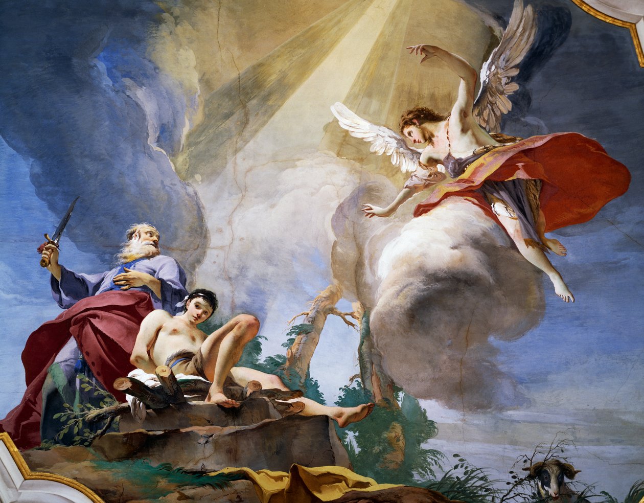 The Sacrifice of Abraham (detail) by Giovanni Battista Tiepolo