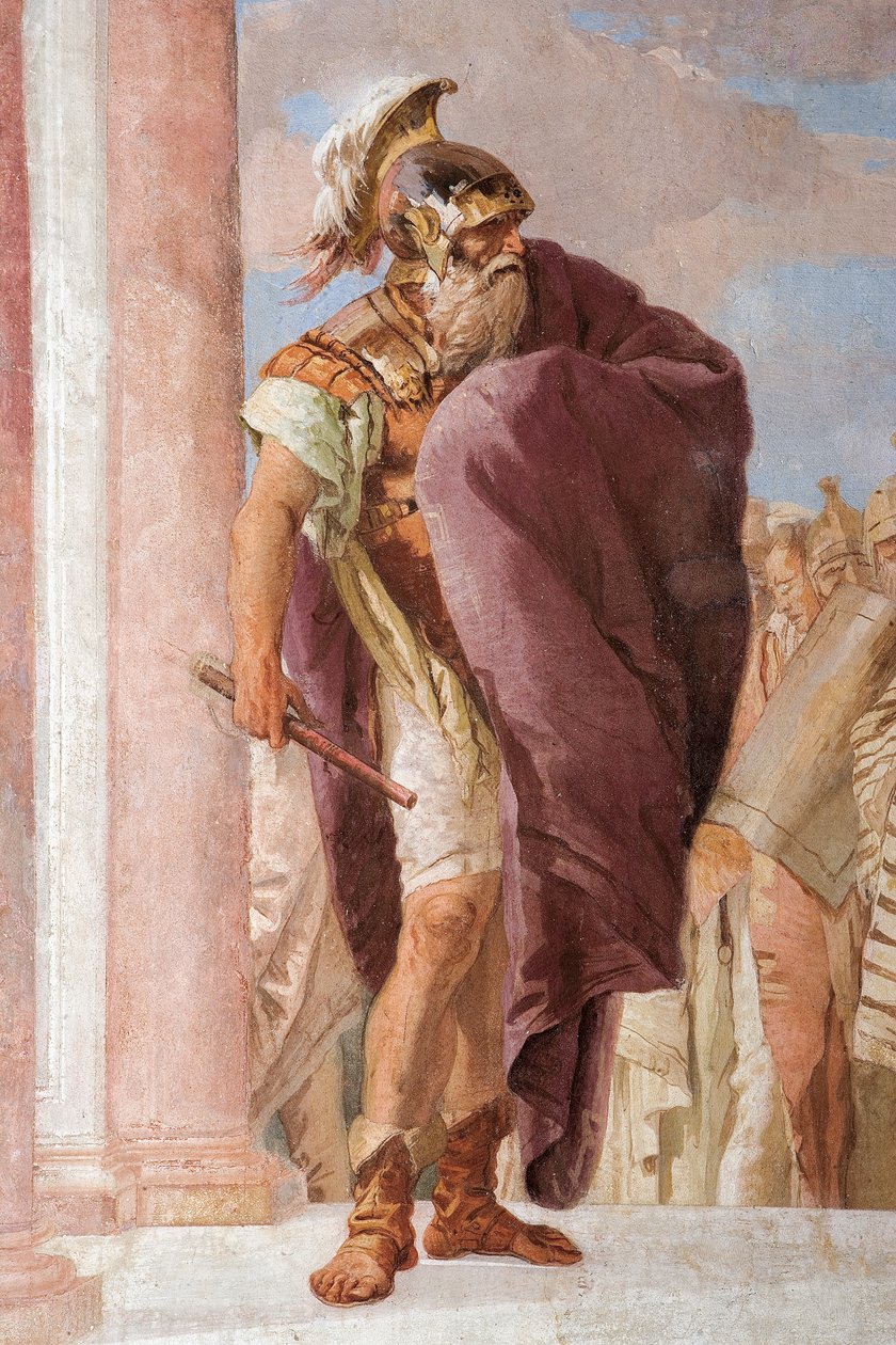 Agamemnon detail By Giovanni Battista Tiepolo