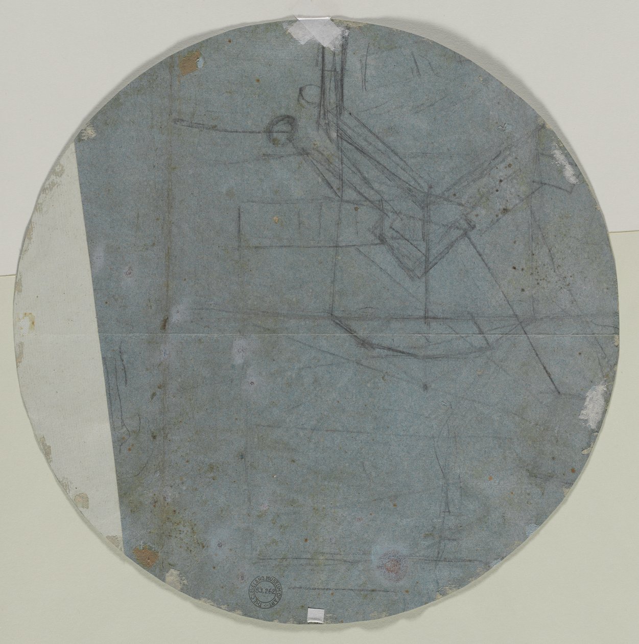 Architectural Sketch(?) (verso) by Giovanni Battista Benaschi