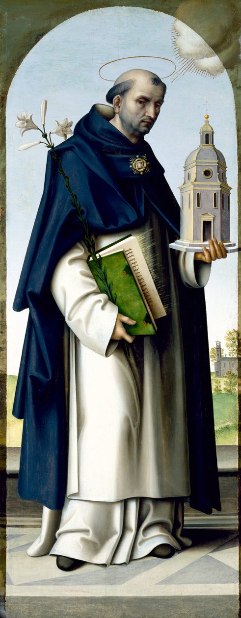 Saint Thomas Aquinas, 1512-16 by Giovanni Battista Bertucci