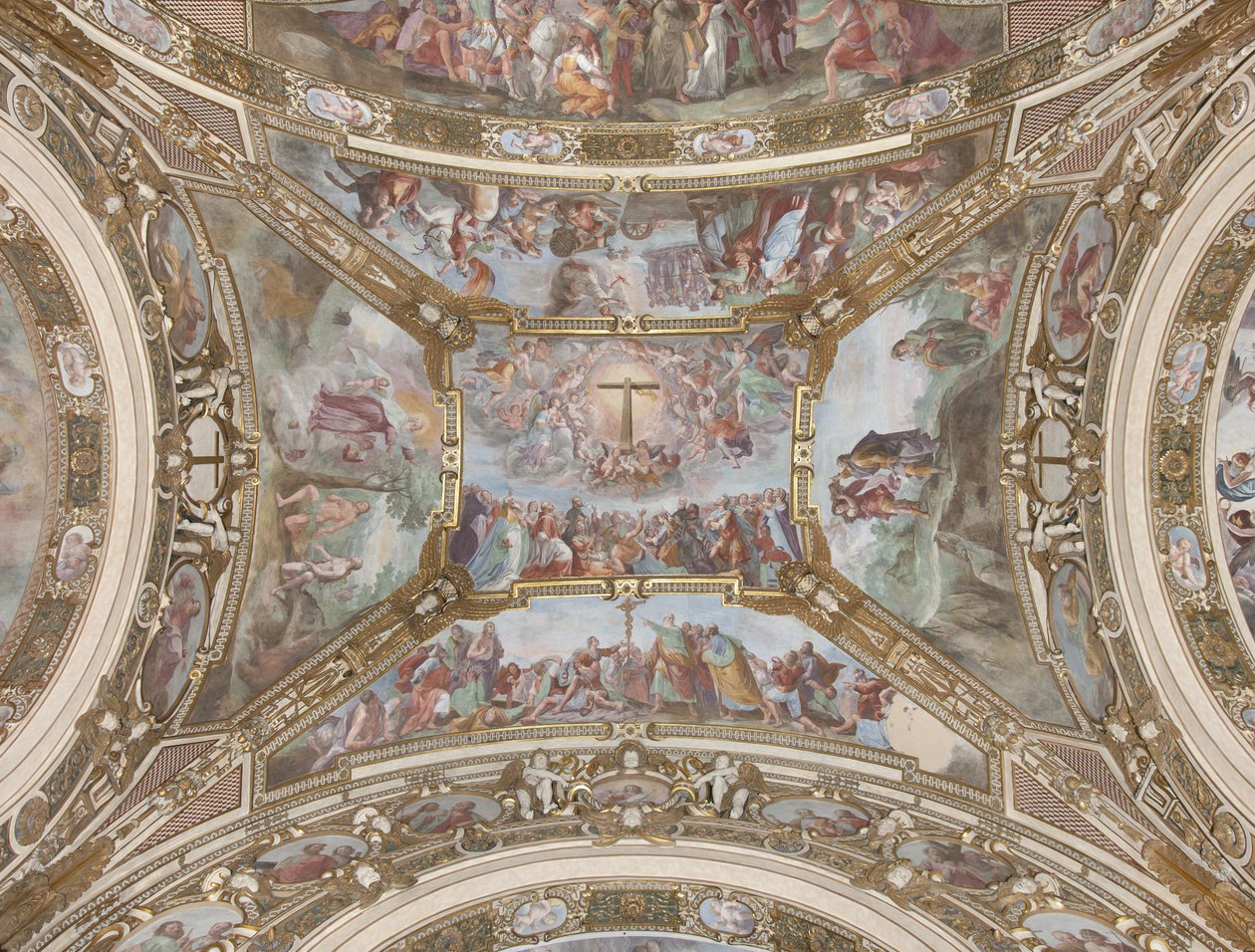 Stories of the Holy Cross by Giovanni Battista Carlone