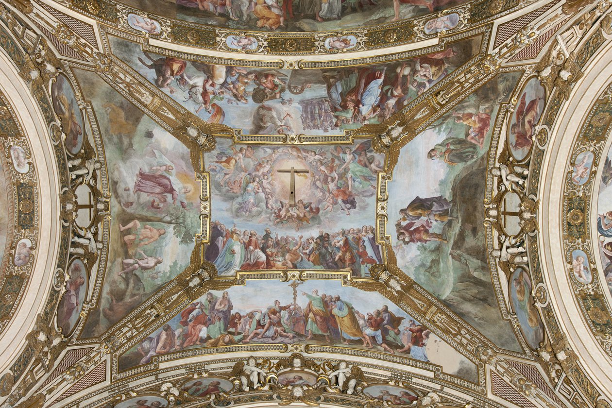 Stories of the Holy Cross, 1631-32 by Giovanni Battista Carlone