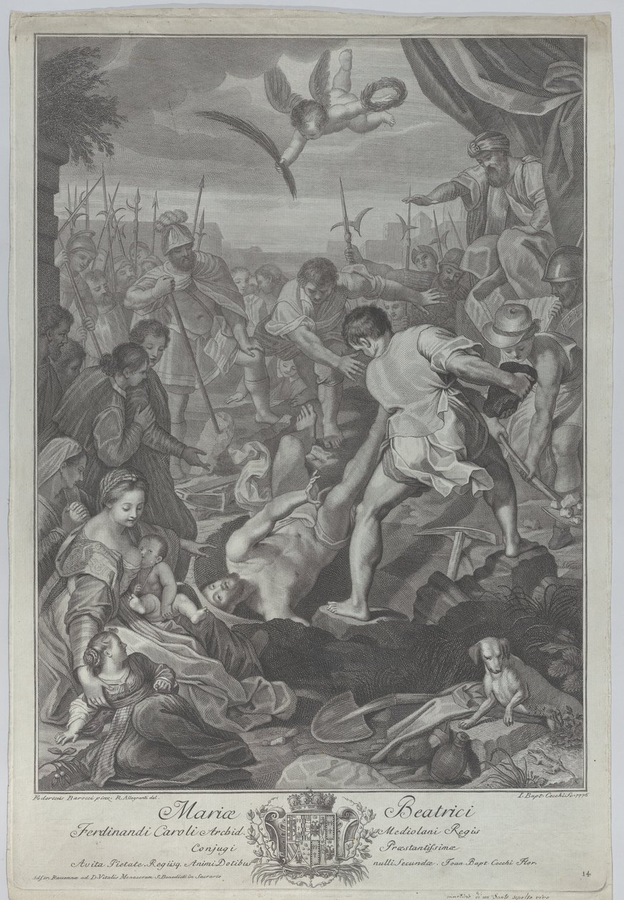 The Martyrdom of Saint Vitalis of Milan by Giovanni Battista Cecchi