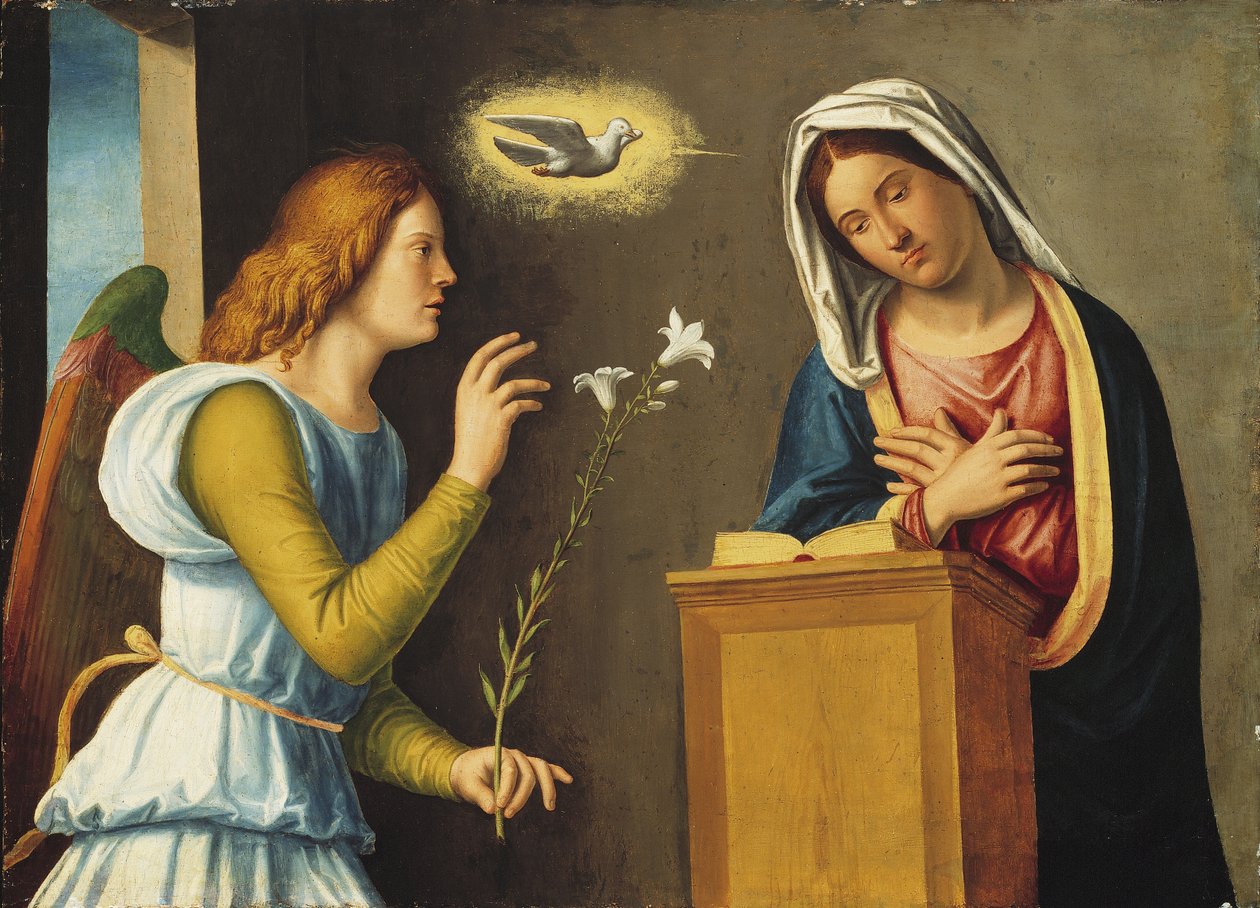 Annunciation to the Virgin, 1505 by Giovanni Battista Cima da Conegliano