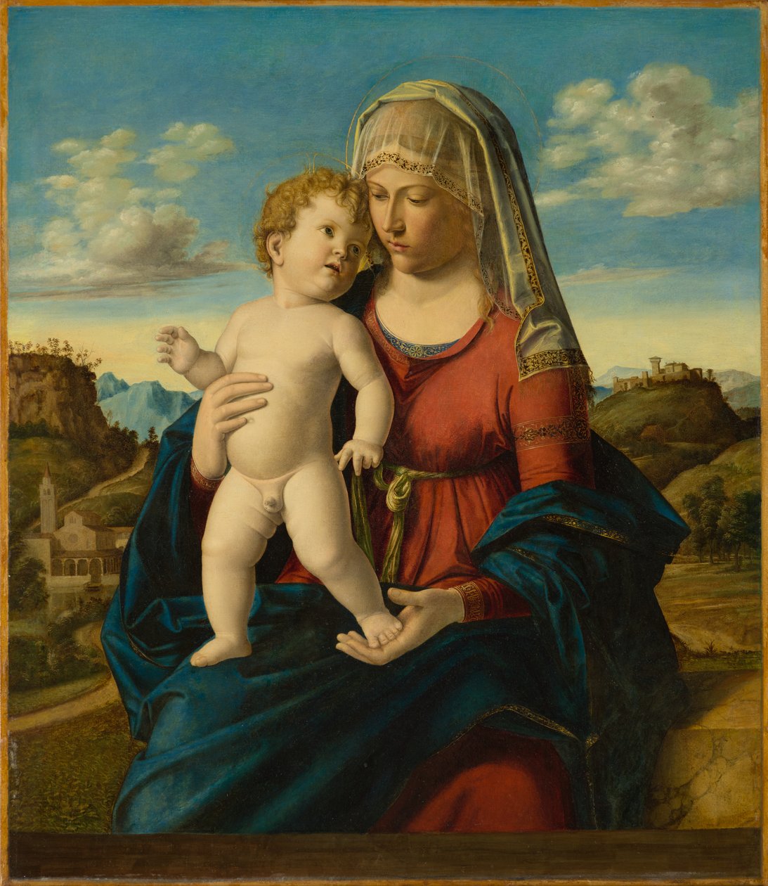 Madonna and Child in a Landscape by Giovanni Battista Cima da Conegliano