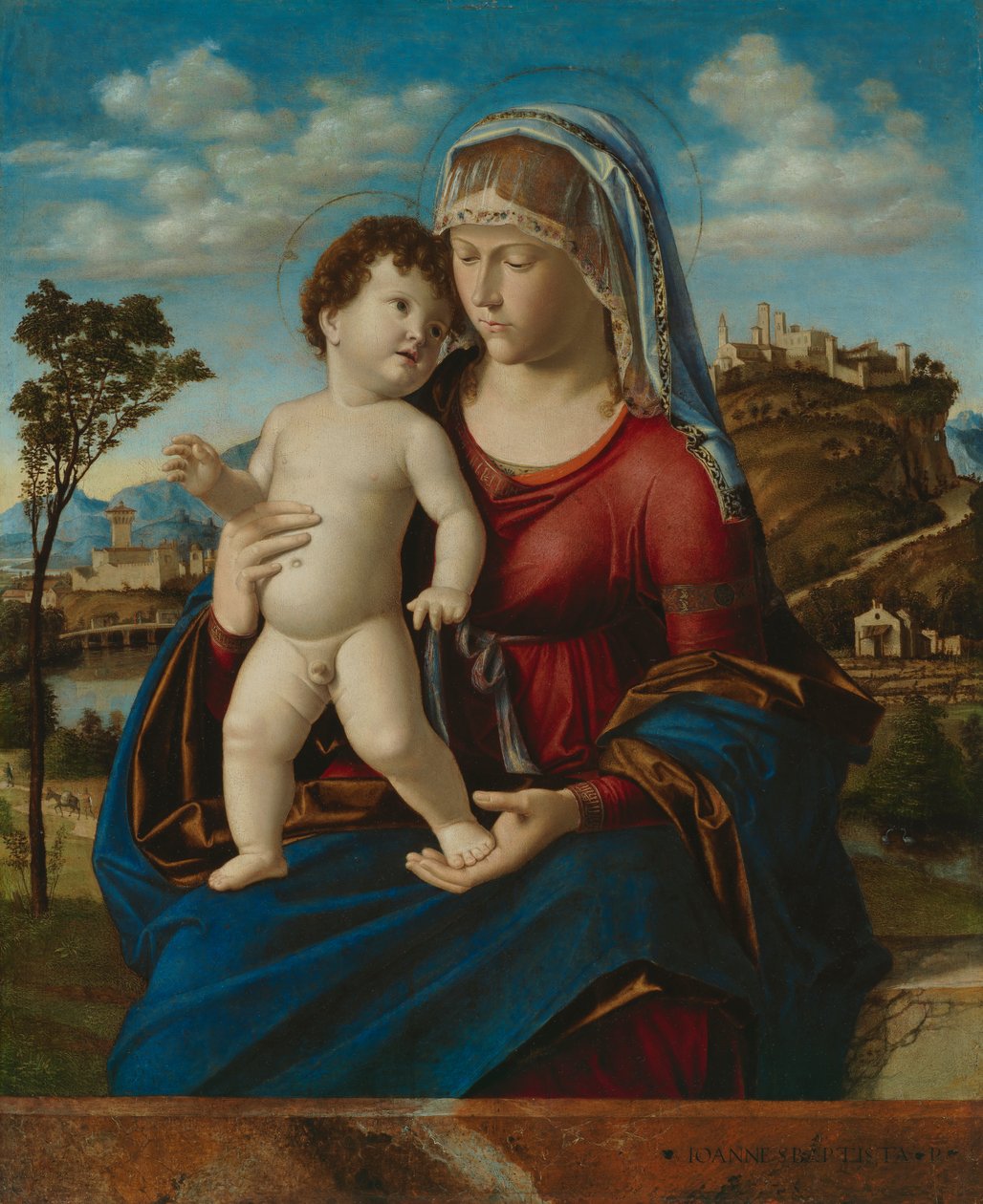 Madonna and Child in a Landscape, c.1496-99 by Giovanni Battista Cima da Conegliano