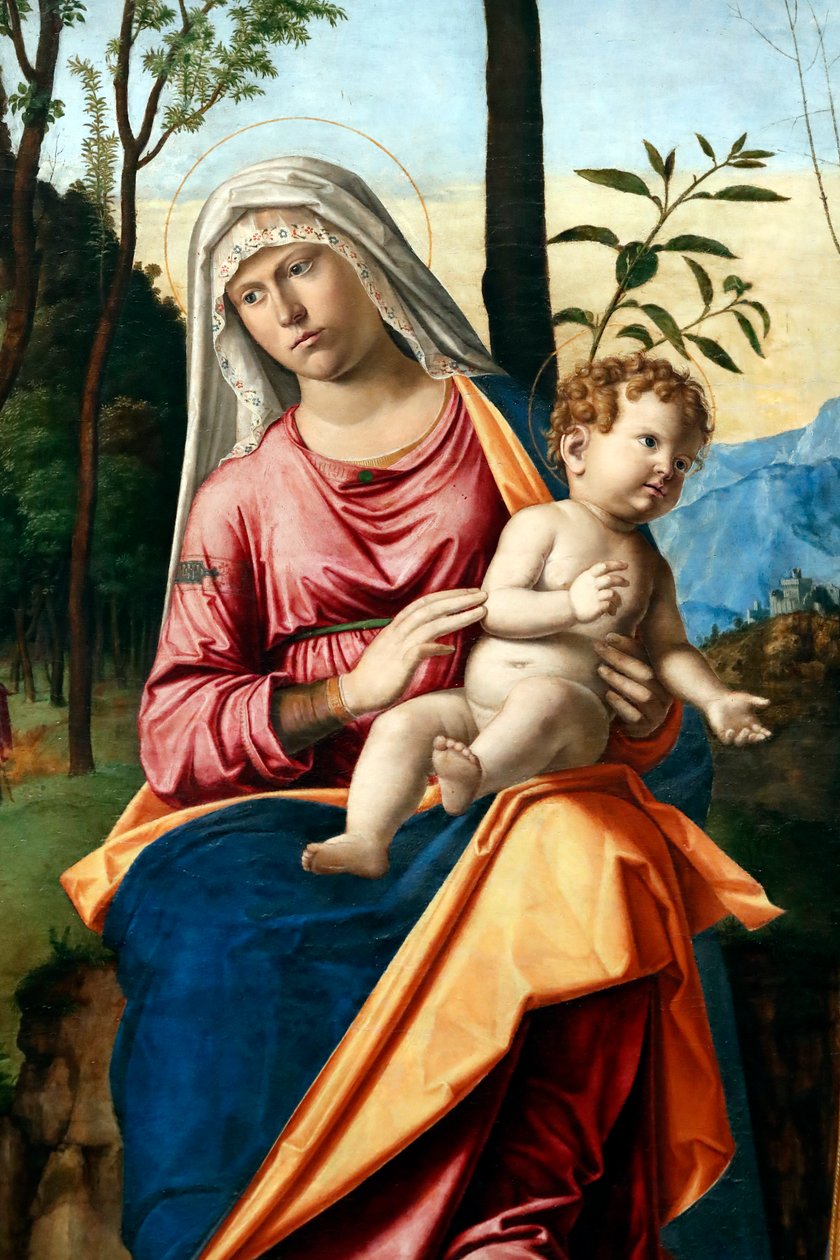 Virgin and Child with Saints Jerome and Louis of Toulouse by Giovanni Battista Cima da Conegliano