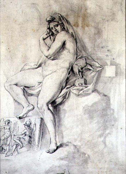 Female Personification of Sculpture by Giovanni Battista Cipriani
