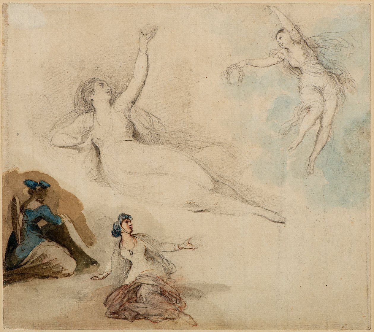 Figure Studies by Giovanni Battista Cipriani