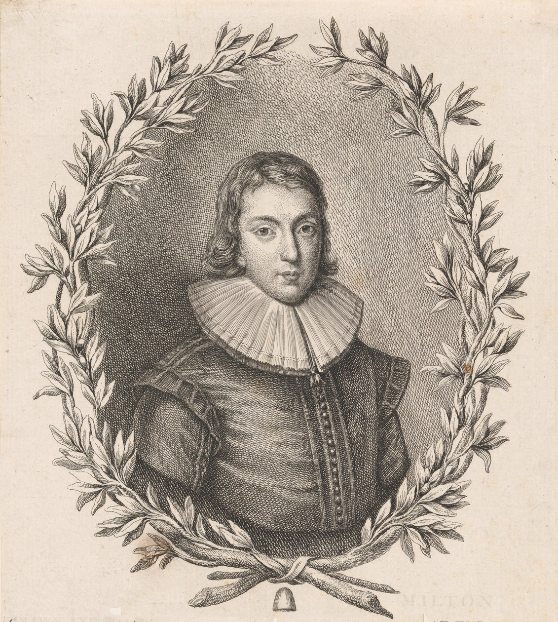 John Milton, 1760 by Giovanni Battista Cipriani
