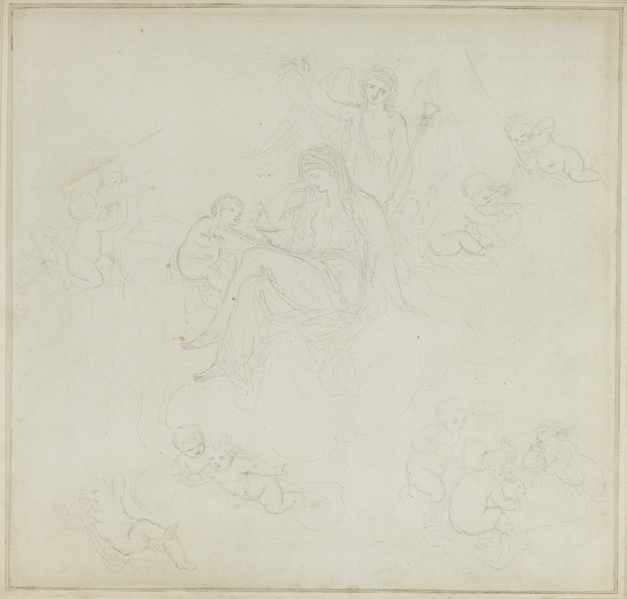 Venus with Putti by Giovanni Battista Cipriani