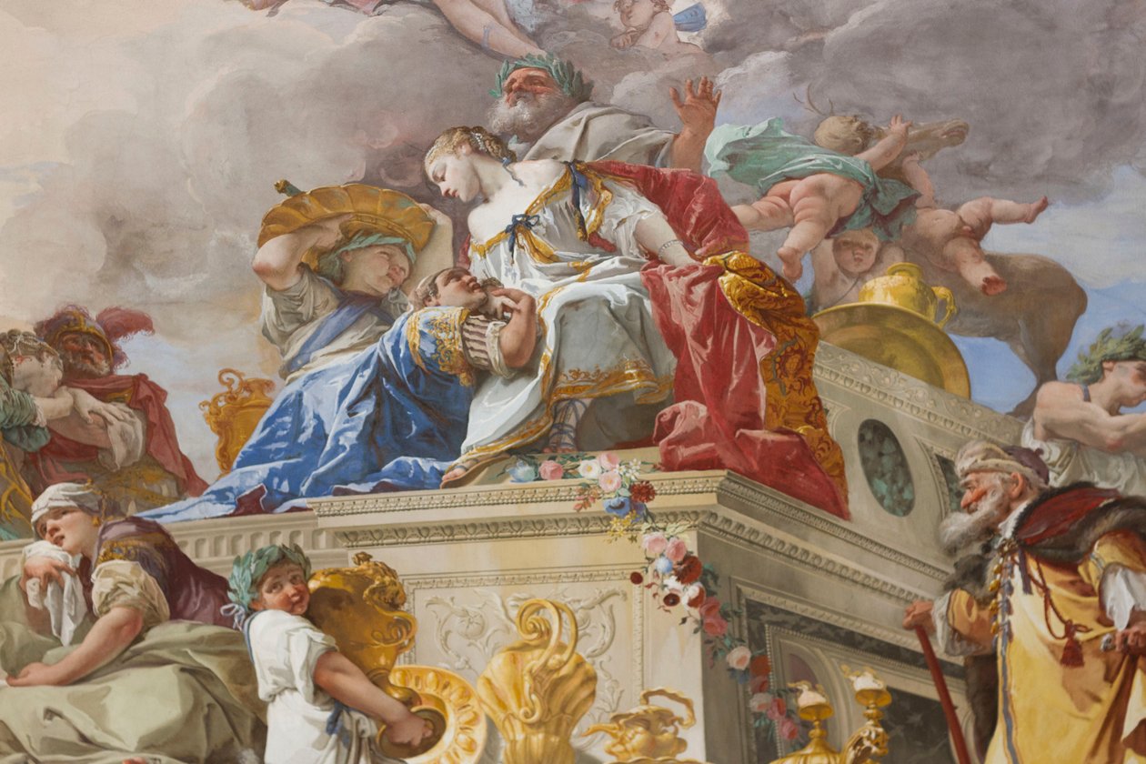 The Sacrifice of Iphigenia (detail) by Giovanni Battista Crosato
