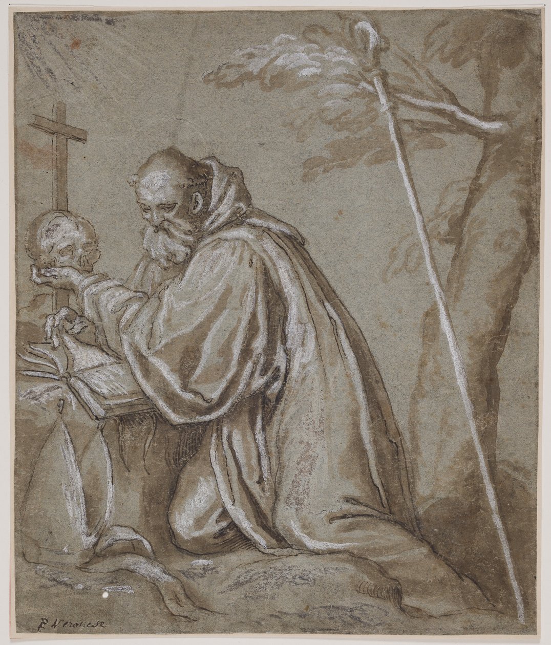 St Bernard in Penitence by Giovanni Battista Fontana