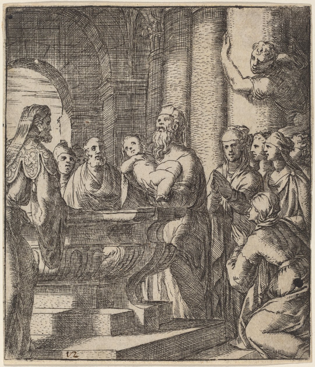 The Baptism of Christ by Giovanni Battista Fontana