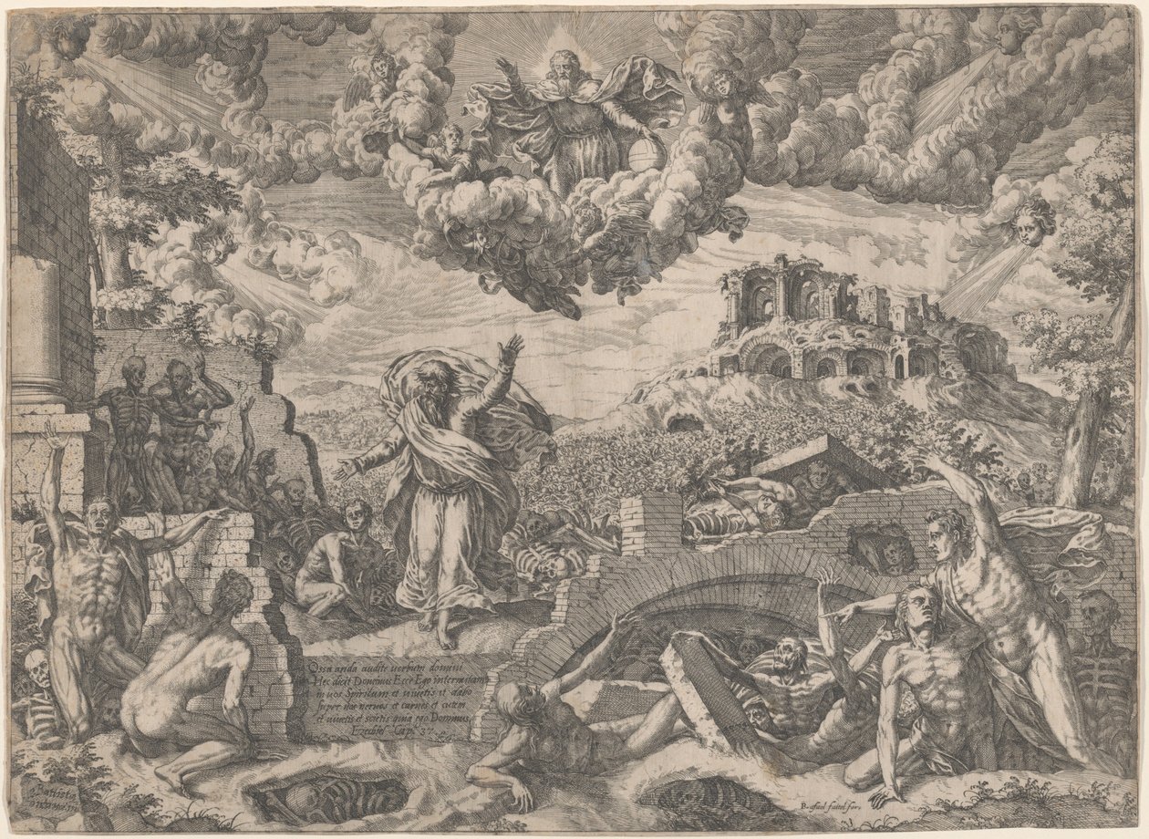 The Vision of Ezekiel by Giovanni Battista Fontana