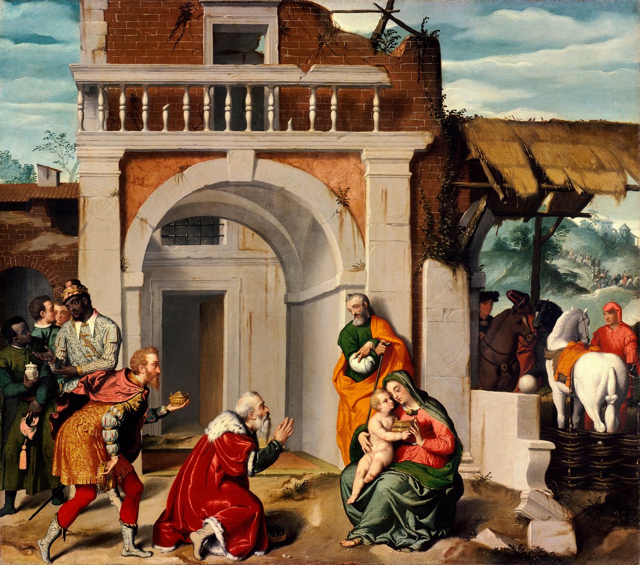 Adoration of the Magi by Giovanni Battista Moroni