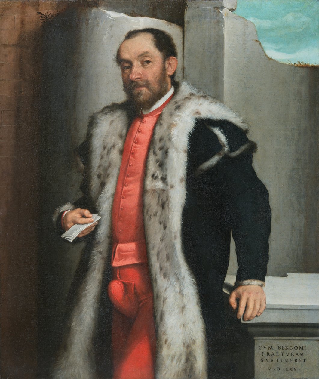 Portrait of Antonio Navagero by Giovanni Battista Moroni