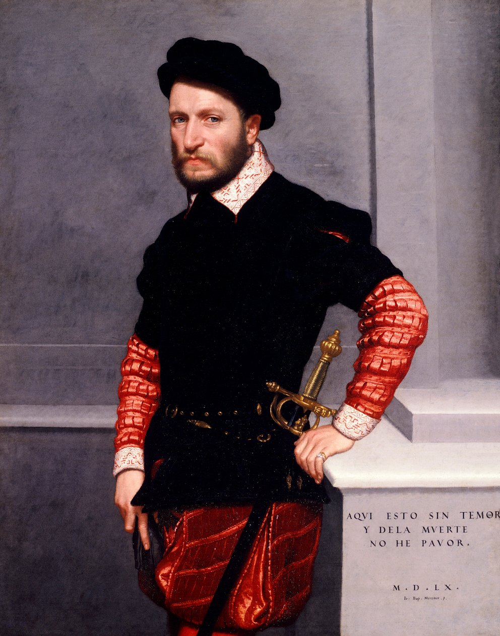 Portrait of Don Gabriel de la Cueva y Giron, Duke of Albuquerque by Giovanni Battista Moroni