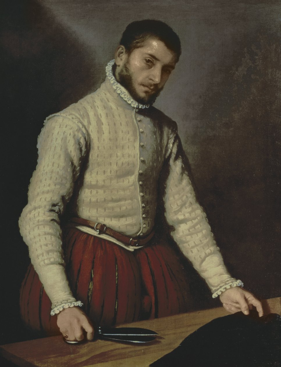 Portrait of a Man (The Tailor) by Giovanni Battista Moroni
