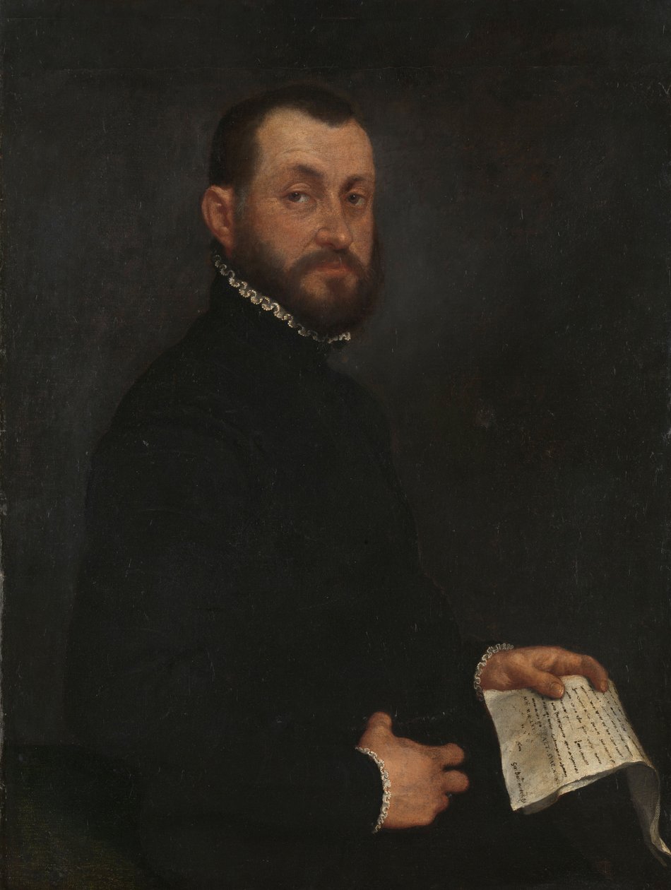 Portrait of a Man by Giovanni Battista Moroni