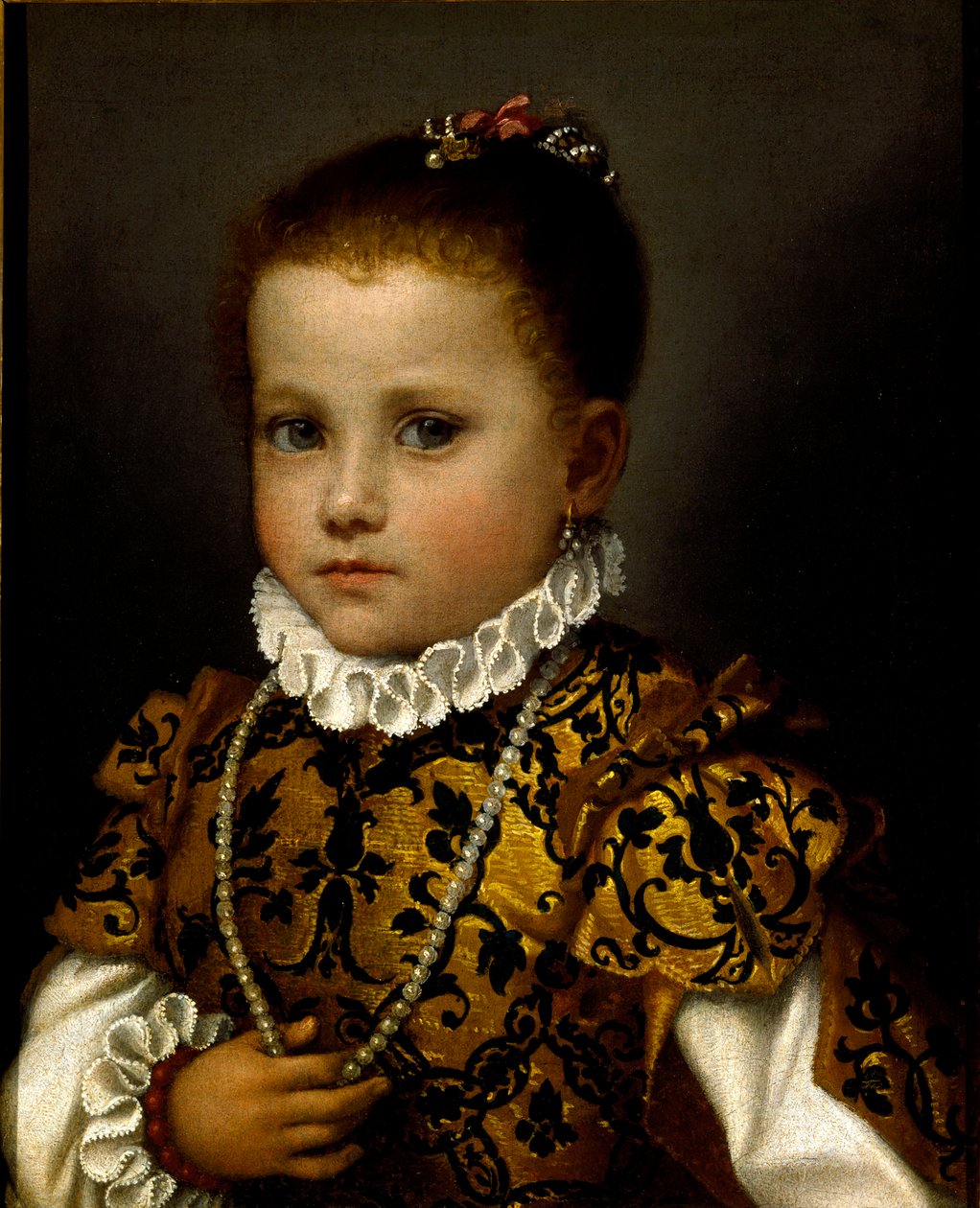 Portrait of a Little Girl by Giovanni Battista Moroni