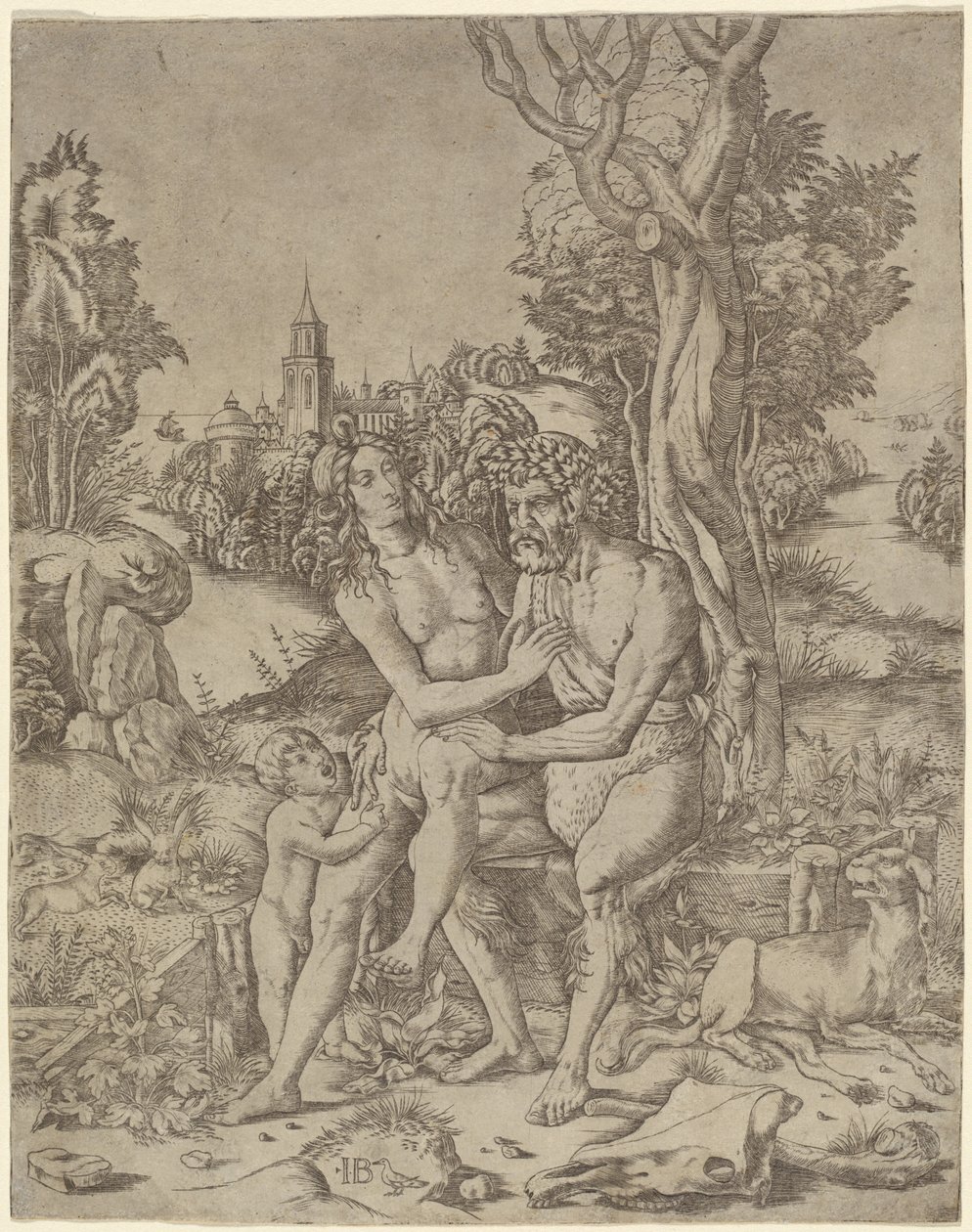 Faun Family by Giovanni Battista Palumba
