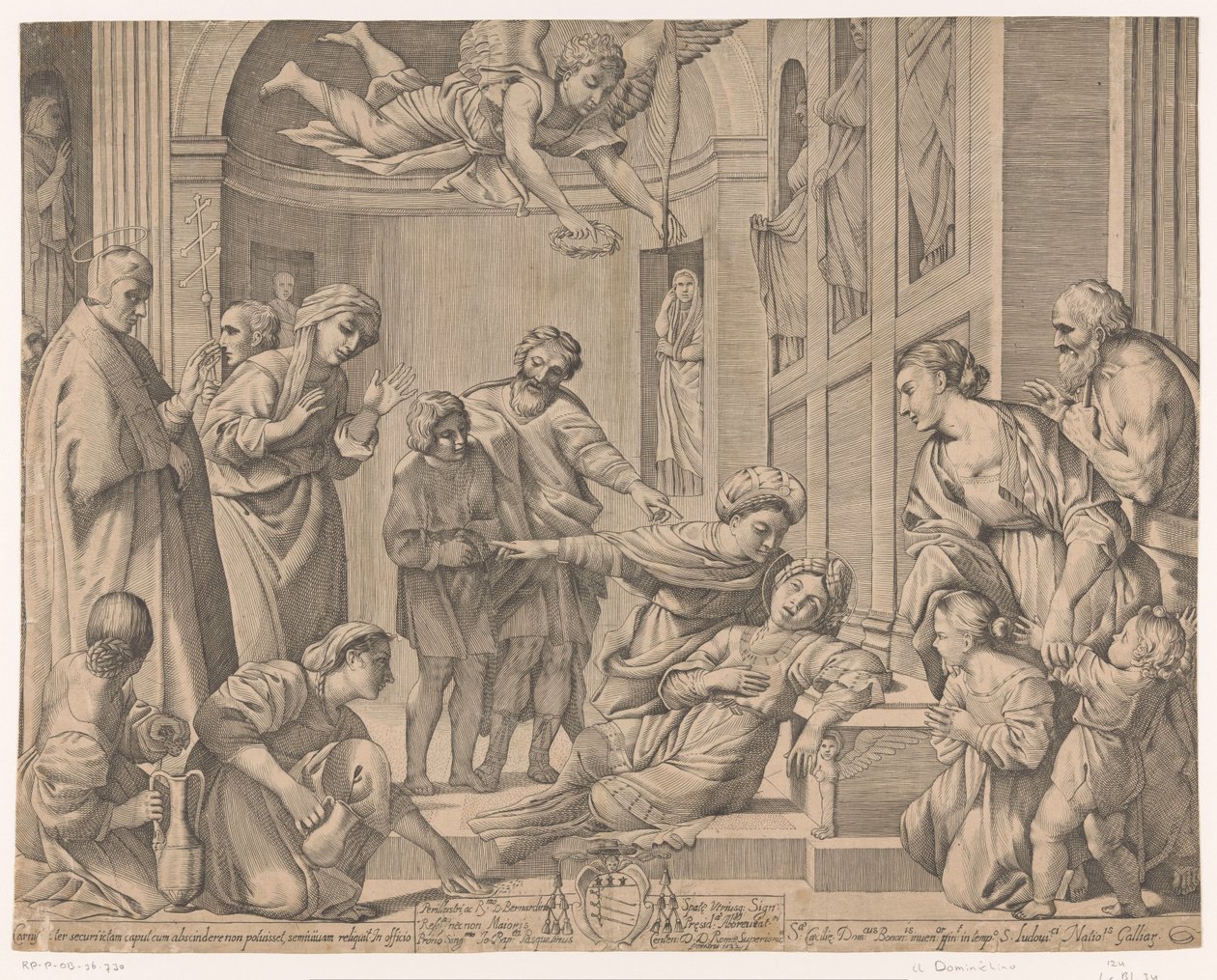 Death of Saint Cecilia by Giovanni Battista Pasqualini