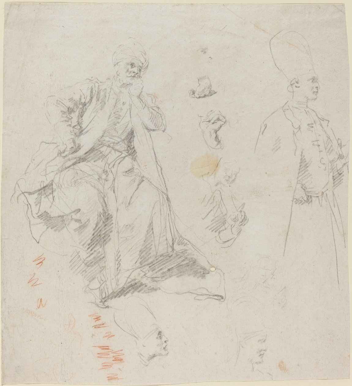 Caliph Aladin and His Counselors by Giovanni Battista Piazzetta