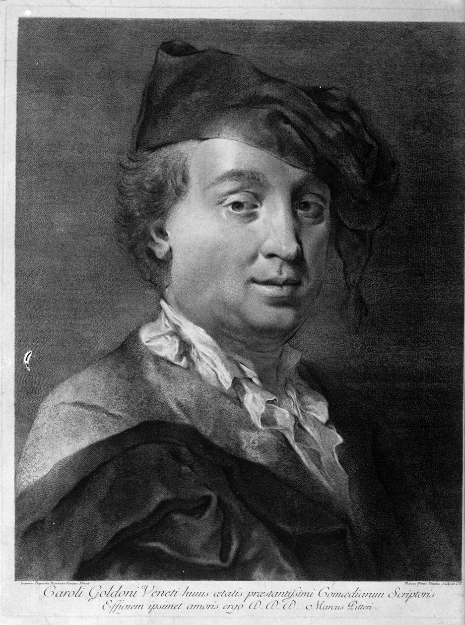 Carlo Goldoni 1707-1793, Mid of the 18th century by Giovanni Battista Piazzetta